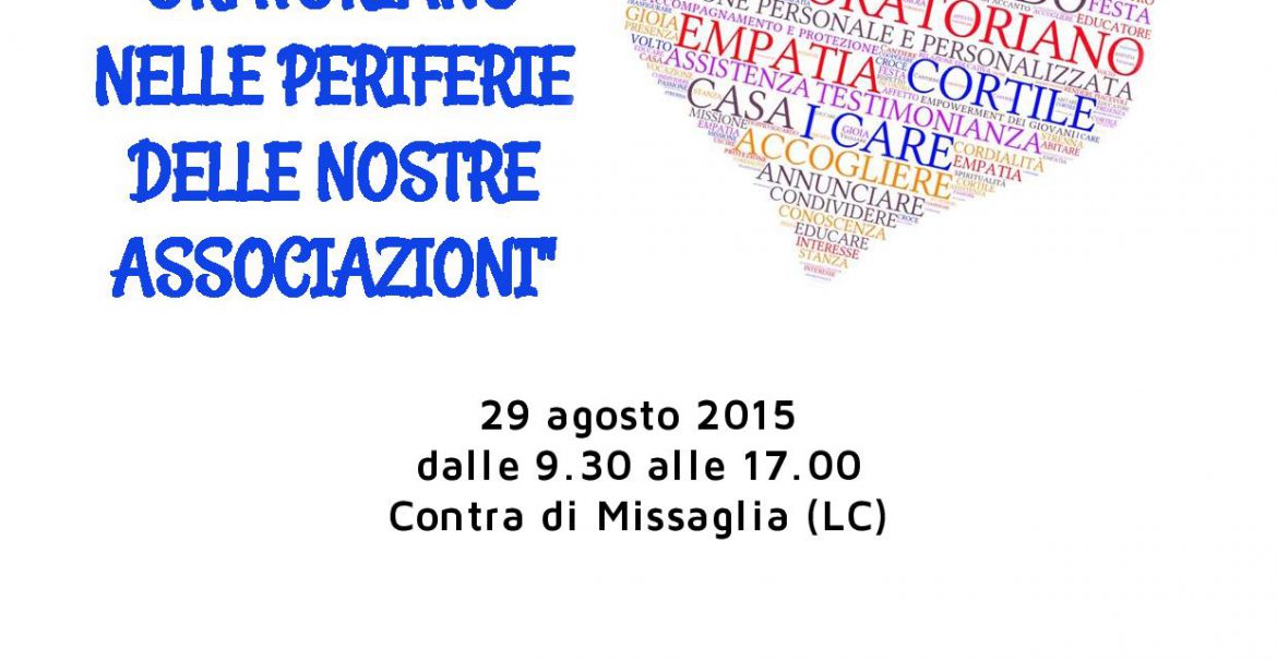 Convegno interassociativo – 29 agosto 2015